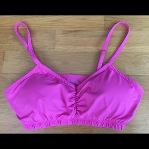 Handful Adjustable Sports Bra, Pink, Size Medium